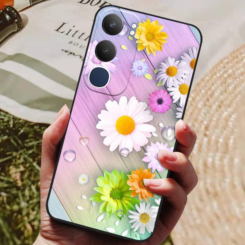 Чехол для телефона vivo Y19s 4G Модный Расписной Мягкий Силиконовый Задний Чехол для vivo Y19s 4G Чехлы ТПУ Бампер На vivoy19s V2419 Милый