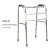 Stainless Steel Portable Walker Foldable Elderly Walking Aid Fracture Rehabilitation Auxiliary Equipment