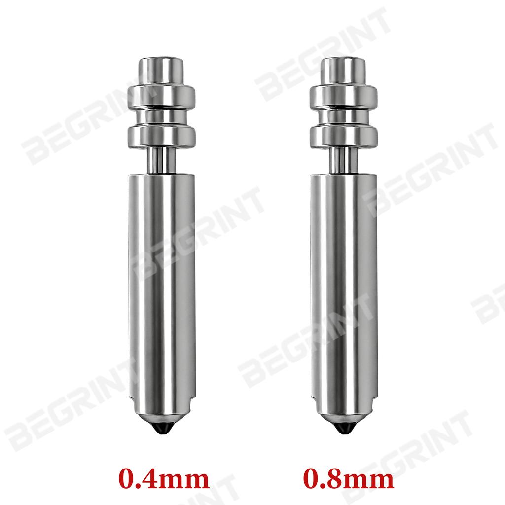 For Anycubic Kobra X Bimetallic Hotend Nozzles Print Head Assembly With 0.2/0.4/0.6/0.8mm for Anycubic Kobra X Accessories
