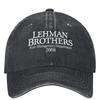 Кепка Lehman Brothers Управление рисками 2008 Кепка тракера Банкротство банка Кепка-снепбэк для тенниса и скейтбординга Женские кепки