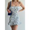 Women's Clothing Strappy Floral Patterned Mini Dress