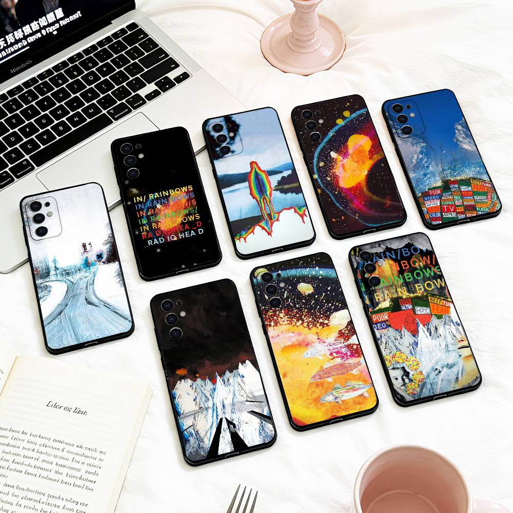 R-Radiohead In Rainbows Phone Case For Samsung S 25,24,23,22,30,21,10,9,Ultra,Plus,Lite,FE,4,5 G Soft Black Case