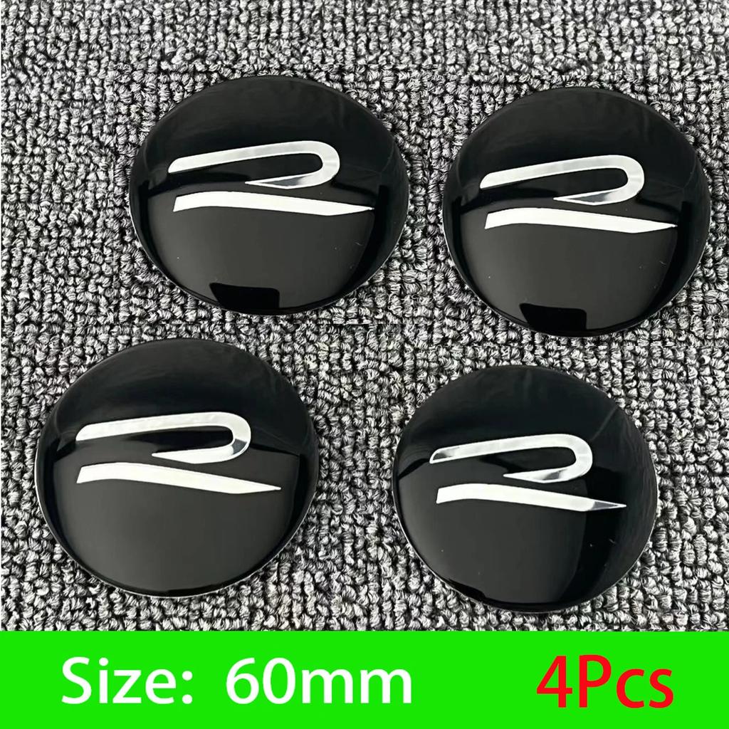 2026 Горячие Для VOLKSWAGEN VW Автомобиля R Значок Колпачок Центральной Ступицы Колеса Наклейка Аксессуары Для Volkswagen VW R-line GTI Polo Golf Touareg