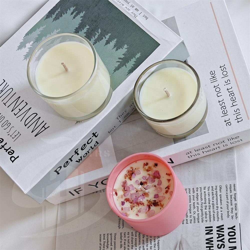 Custom Bulk Private Label Luxury Soy Wax Scented Candles for Home Fragrance Wedding Favor Aromatherapy