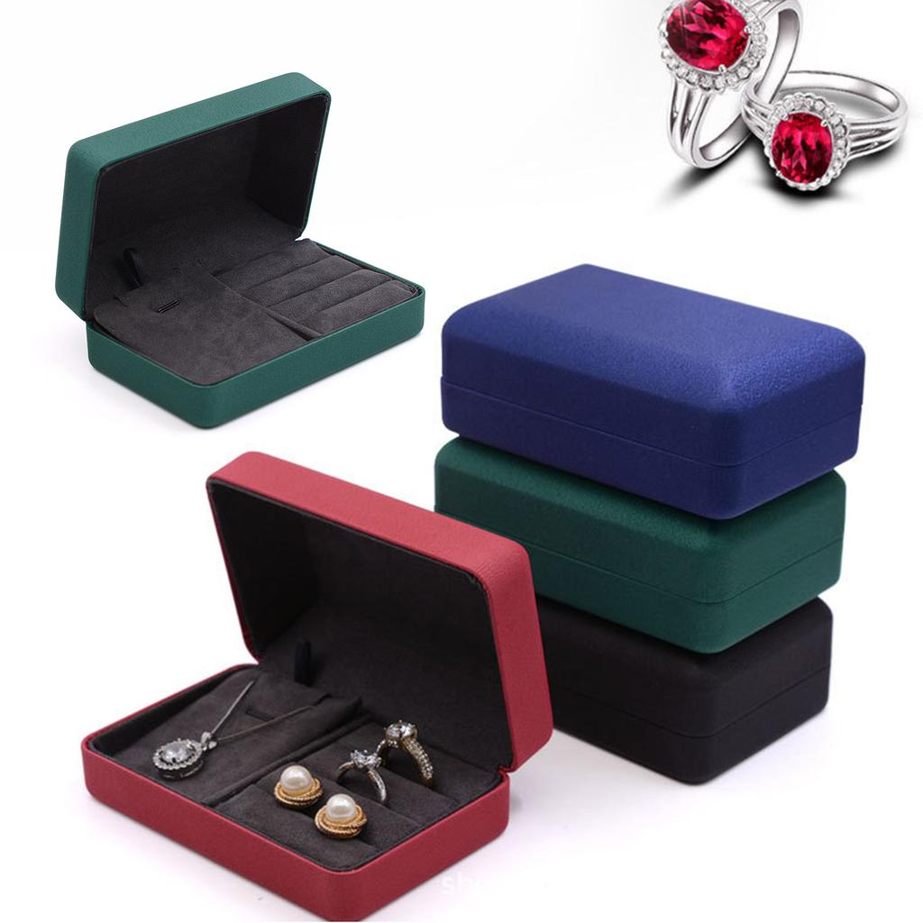 Practical Jewelry Organizer Mini Storage Box Women Portable Display Case Elegant Jewelry Organizer for Valentines Day
