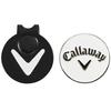 Golf Marker Magnetic Hat Clip & Ball Marker White