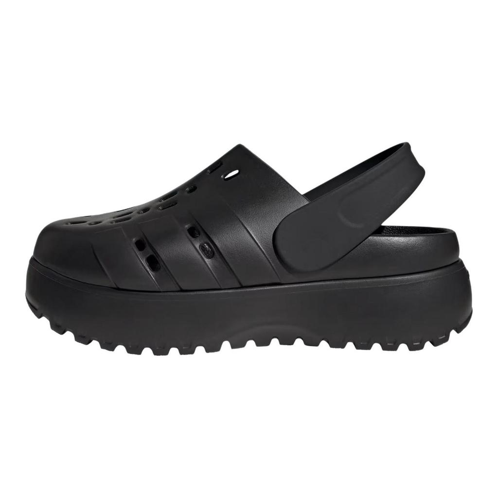 adidas Adilette Платформа Клог Тройной Черный Женские Кроссовки Основной-Черный JP9577