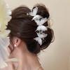 Fairy Butterfly Tassel Claw Clip – Transparent White Mori Style Hair Accessory