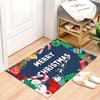 Christmas Holiday Decoration Door Diatom Mud Mat Household Non-slip Quick Dry Absorbent Foot Mat Holiday Door Mat