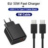 50W Charger For Samsung Galaxy S22 S24 USB C Charger Fast Charging For Samsung S23 Zflip 5 3 A34 A54 A73 A14 A24 PD Type C Charger Quick Charge