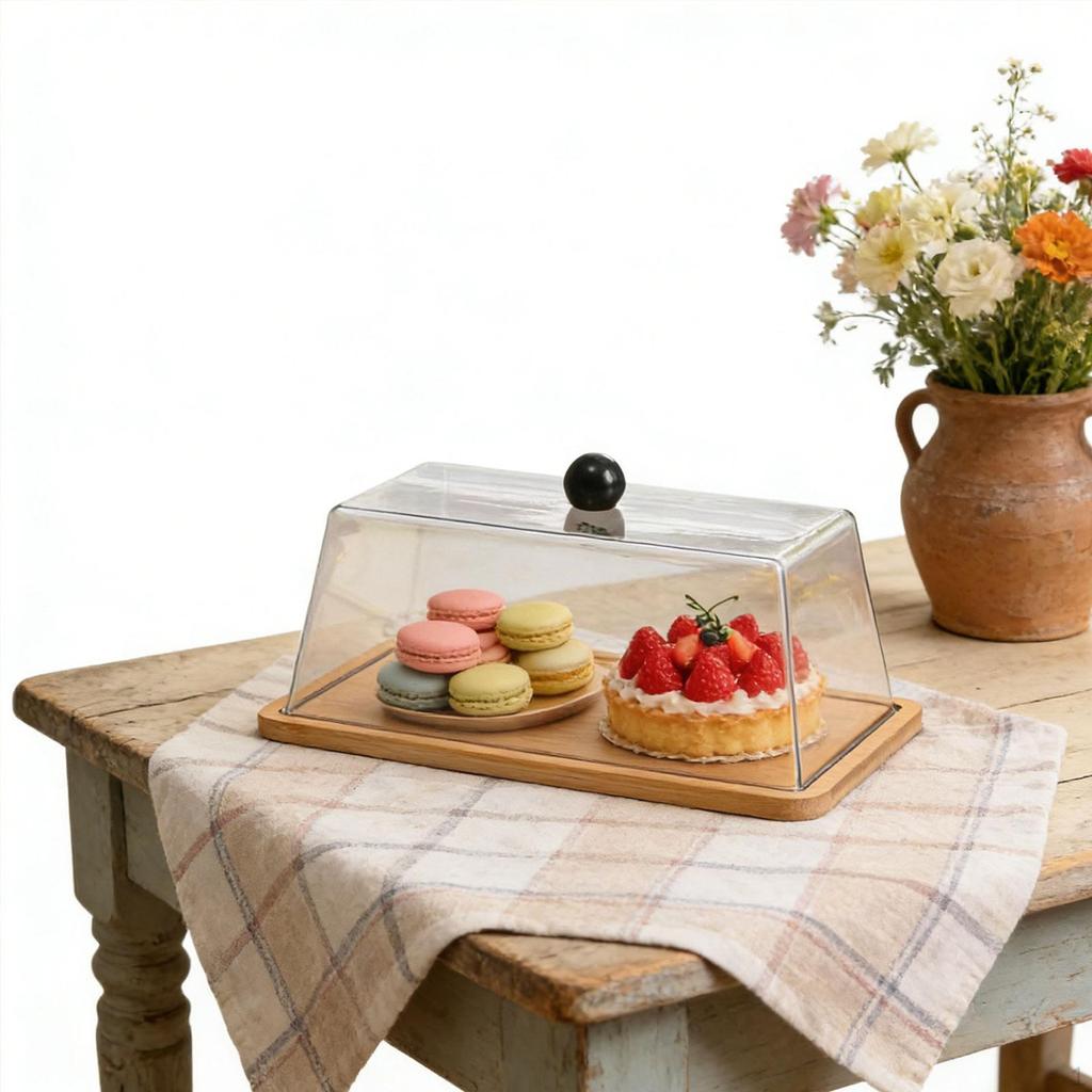 Прямоугольный поднос для торта Прямоугольное блюдо для выпечки Кухонный поднос для кексов S