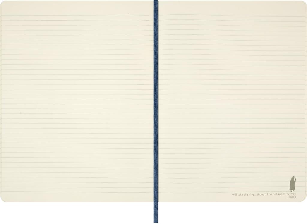 Moleskine Lord of the The Door of Durin XL Large Size x Navy LELRQP621 Rings Notebook, (19cm 25cm), Lined, Blue,