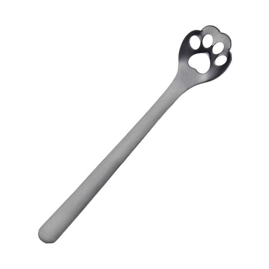 Кофейные ложки с когтями, полая чайная ложка из нержавеющей стали, дизайн в виде кошачьей лапы, безопасная для мытья в посудомоечной машине ложка для чая, кофе, льда