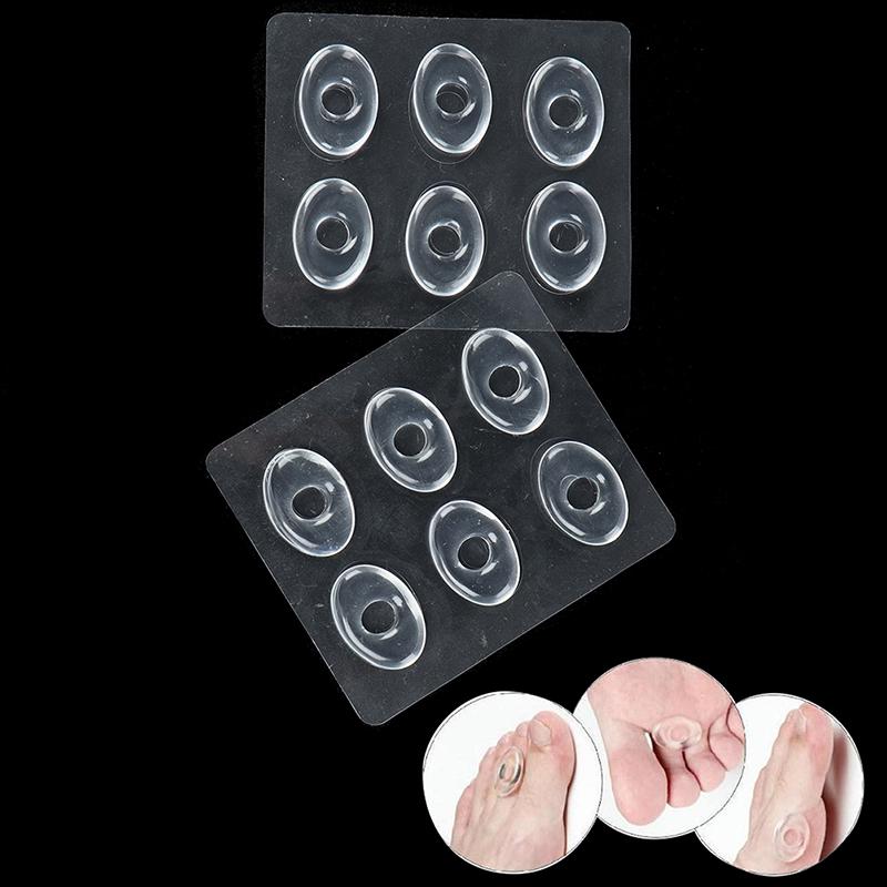12Pcs Foot Remover Pad Feet Medical Gel Silicone Foot Corn Removal Patch Tool