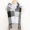 180*35cm Women Winter Unisex Tassel Color Lattice Cashmere Scarves Autumn Long Couple Thinker Warm Female Shawl  Men