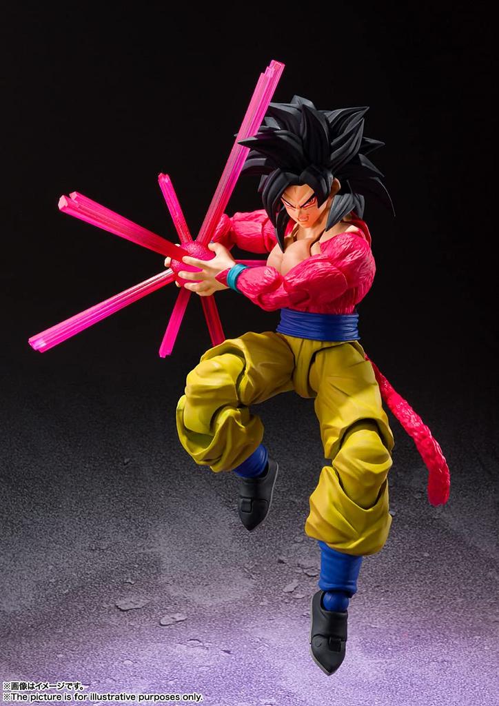 TAMASHII NATIONS Dragon Ball Z Super Saiyan 4 Son Goku Approximately 150mm Painted Movable Figure S.H.Figuarts PVC&ABS