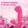 Wearable G Spot Dildo Vibrators Adult Sex Toys for Women or Men, App Remote Control Panty Mini Vibrator with 10 Quickly Wiggling And Vibrating Modes