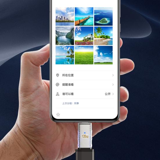 Адаптер Type-C Plug-Play Портативный Компактный размер Быстрая зарядка 120 Вт Передача данных 10 Гбит/с Универсальный USB