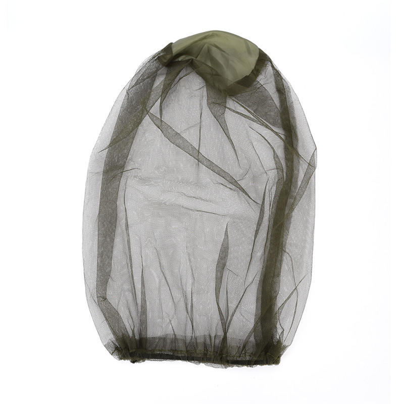 Insect Mosquito Net Mesh Face Fishing Hunting Outdoor Camping Hat Protector Cap