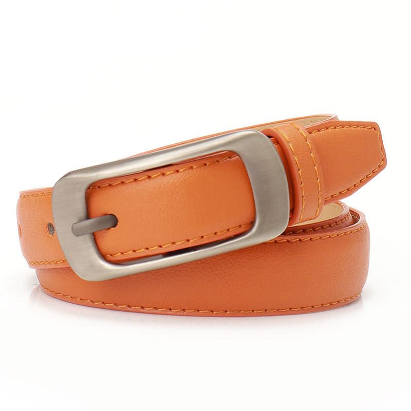 Classic Faux Leather Belt With Alloy Pin Buckle For Office And Daily Use