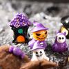 Мультяшные фигурки тыквы и скелета на Хэллоуин 3D DIY статуэтка мумии и черепа Милые смоляные поделки Миниатюры Украшения-призраки Украшение для автомобиля