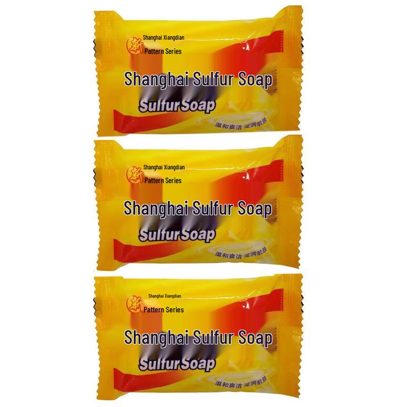 Шанхайское антиклещевое и антибактериальное серное мыло для ванны