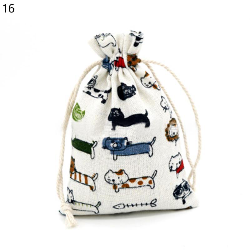 Женская посылка на шнурке, льняная сумка для хранения конфет ручной работы, подарочная сумка для путешествий