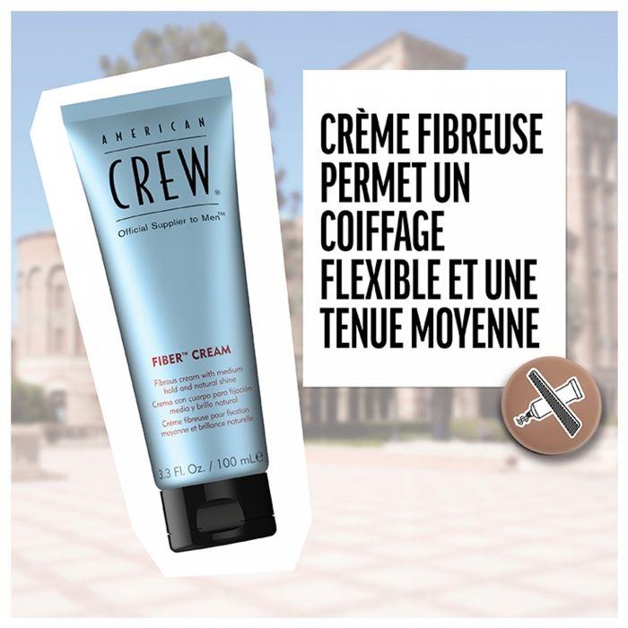 Gel de Fixation - American Crew - Fiber - 100 ml - Fixation Moyenne - Brillant