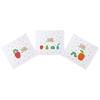Wet Towel Set of 3 Hungry Caterpillar Pastel OAC1T-A