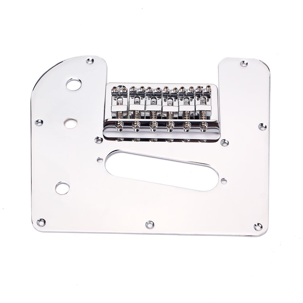 Silver LAP Steel Guitar Pickguard with Bridge Set Electric Parts