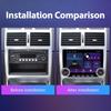 Universal car audio system, Android 15, supports CarPlay and Android Auto, 10.1-inch display, equipped with an AHD backup camera