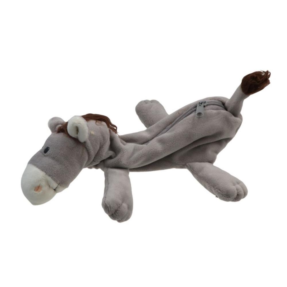 Gift Elephant Creative Pen Pouch Lion Pencil Case Cosmetic Bag Plush Pencil Bags Stationery Bag