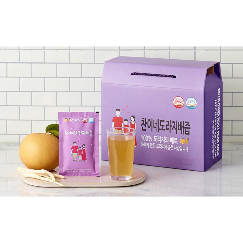 Chan’s Orchard Chan’s Bellflower Pear Juice, 100ml, 50 Pieces
