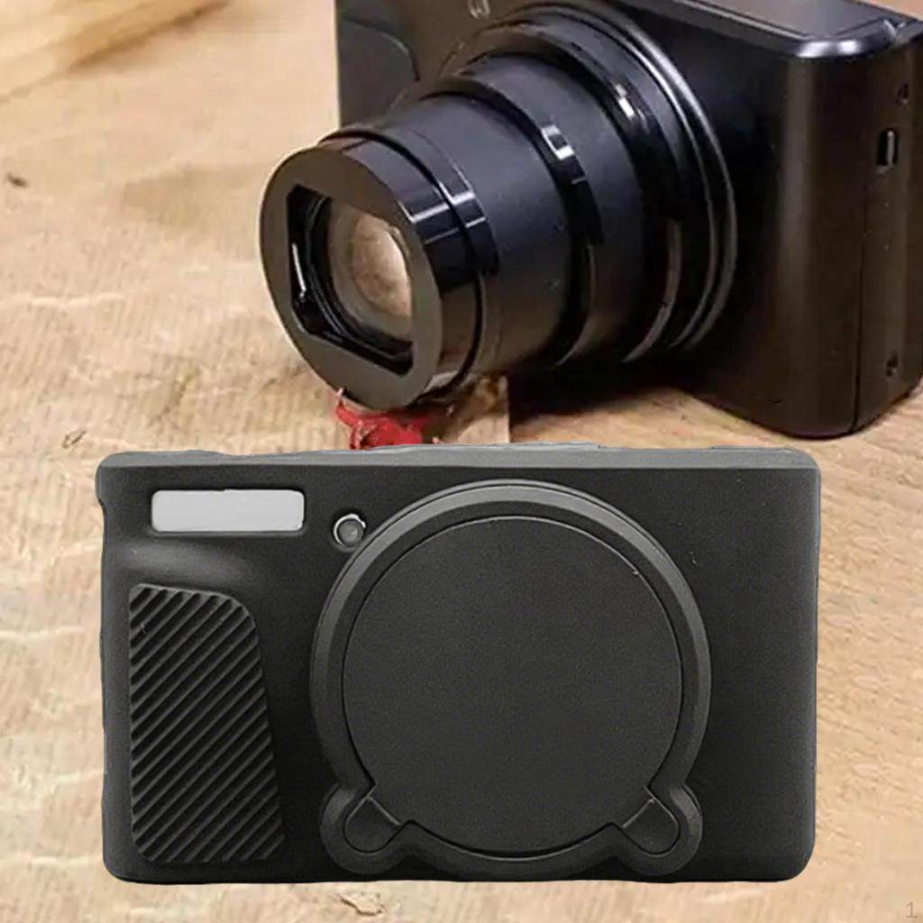 Silicone Camera Case Bag for SX740 SX730 with Removable Lens Cover Easy to Hold and Carry
