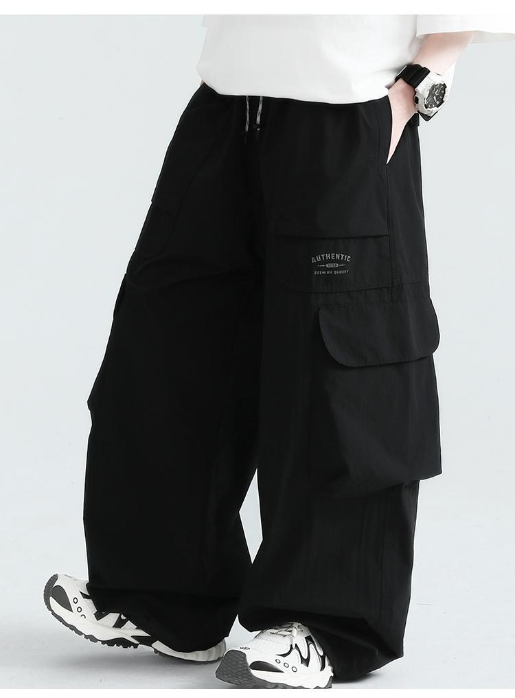 Boys' Mosquito Proof Pants Summer Thin 2026 New Mid-Sized Children's Summer Wear Boys' Breathable Straight Work Pants