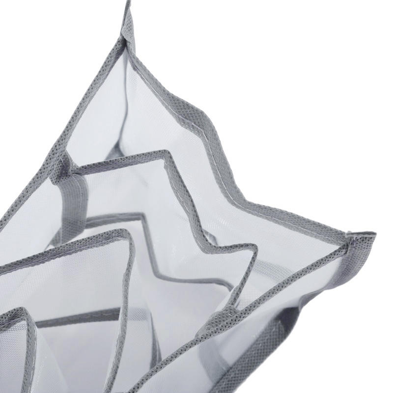 Многоячеечный складной органайзер для нижнего белья, носков, трусиков, выдвижного типа, сумка, экономящая место, складной органайзер для одежды в шкаф, коробка для хранения