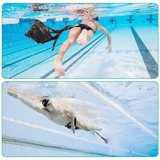 Плавание Парашютный пояс для силовых тренировок Плавание Силовое оборудование для тренировок с сопротивлением с поясом для плавания Парашютный пояс для взрослых