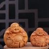 Mini Buddha Statue Craft Miniature Handmade Statue Laughing Buddha Maitreya Sculpture  Gift