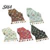 Elegant Dining Table Runner Jacquard Floral Runner, Vintage with Tassel Edges, Classic Style Farmhouse for Wedding Baby Shower Decor Charming
