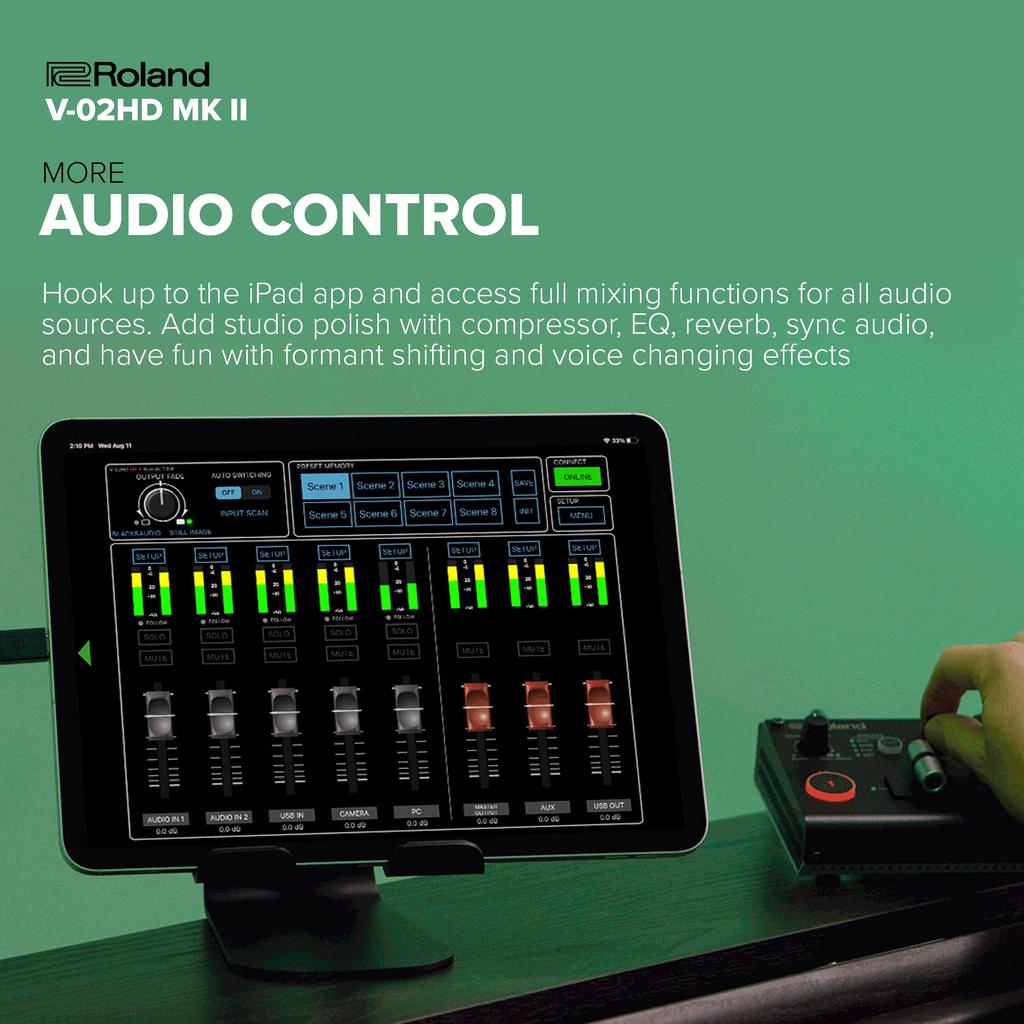 Roland Streaming Video Mixer Roland V-02HDMK2