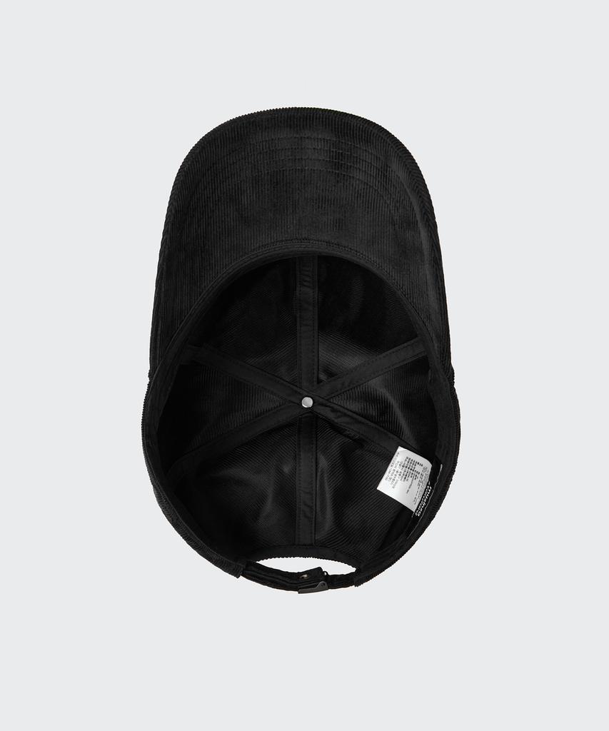 MUSINSA STANDARD 16W Corduroy Oversized Ball Cap [Black]
