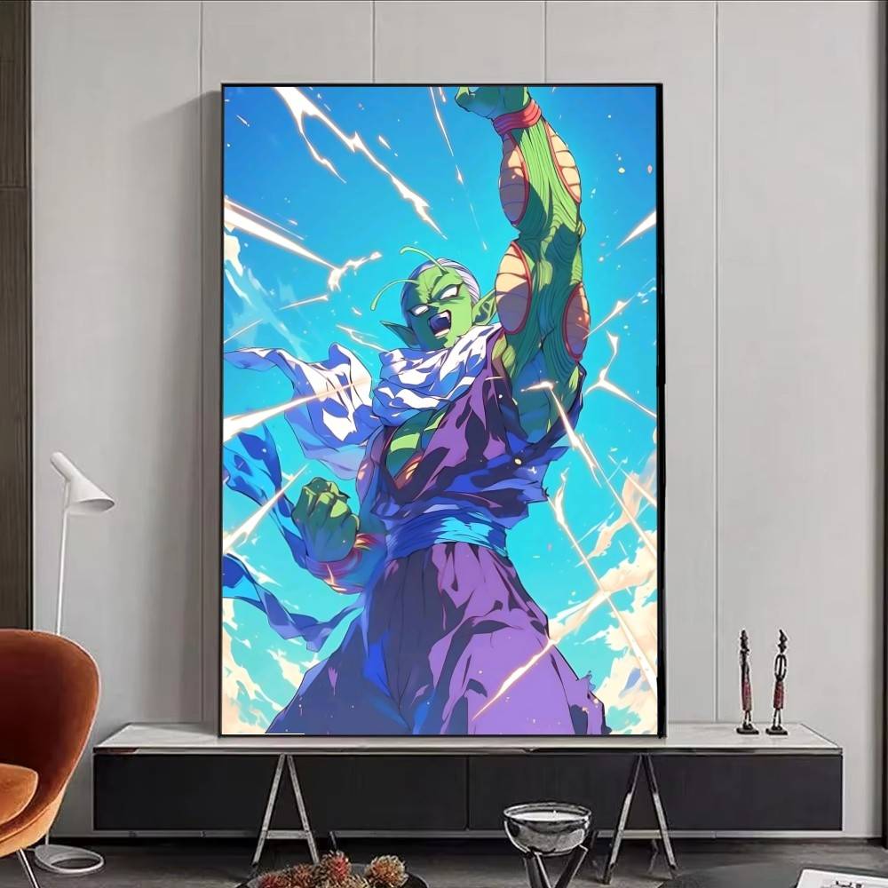 1 шт. Аниме DRAGON BALL Пикколо плакаты Самоклеящаяся Бумажная Печать Домашняя Гостиная Спальня Прихожая Бар Кафе Искусство