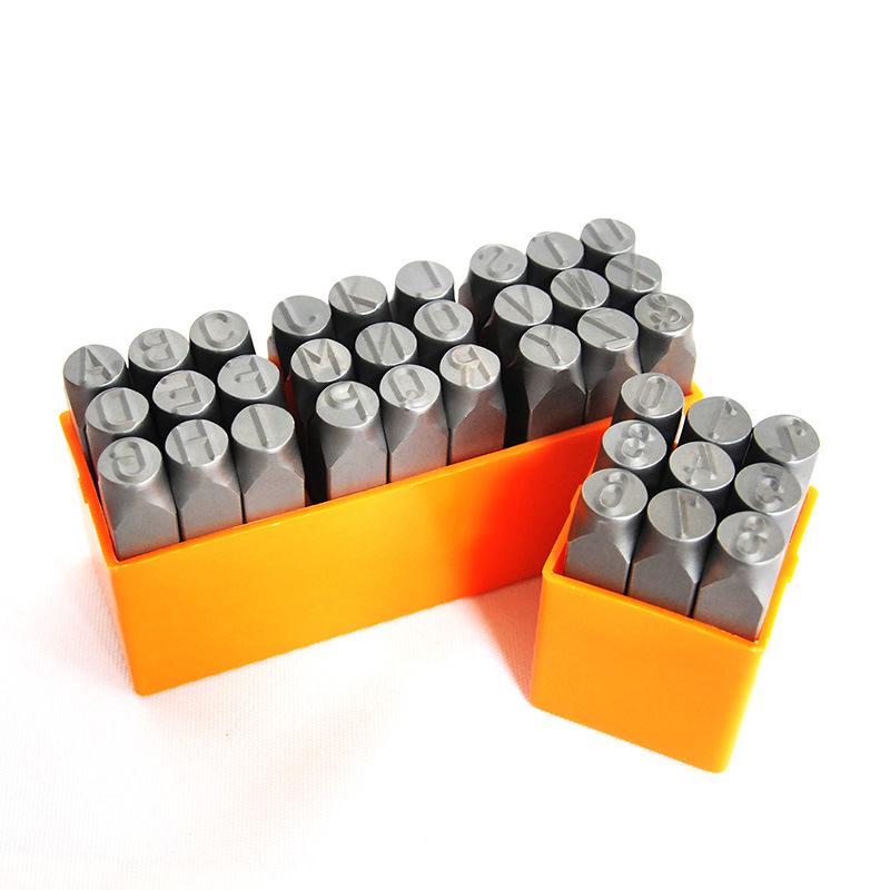 Steel Letter & Number Punch Set, 2-10mm, A-Z, Engraving Stamps