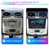 Android Car Radio For Ford Focus EXI MT AT 2 3 Mk2 Mk3 2004-2011 With Button Knob Multimedia Player Navigation GPS 1+16GB