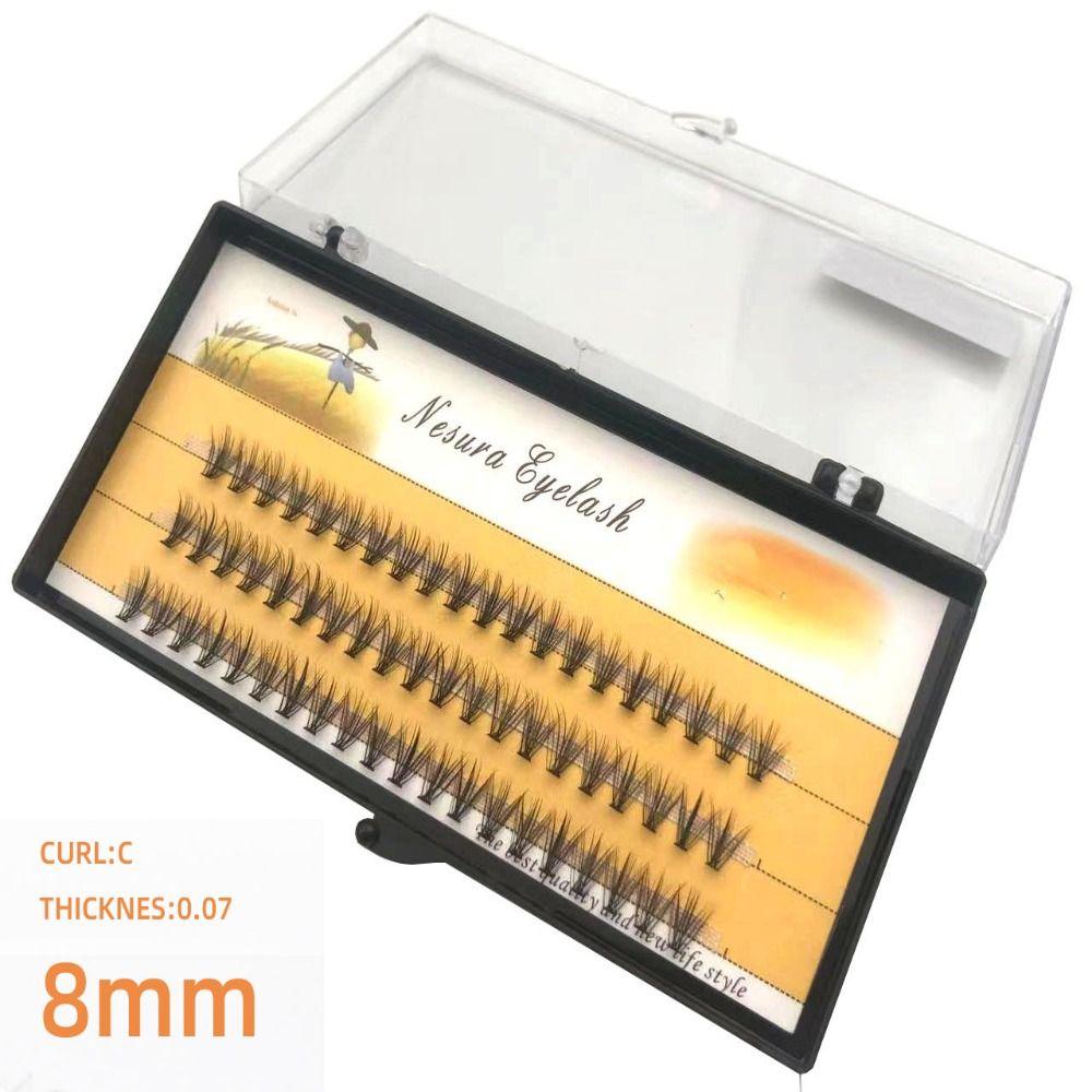 Hot Natural Thick lashes Eye Makeup Tool 20D Individual Eyelash Imitation Mink Fake Eyelashes