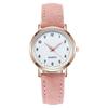 Trendy Unisex Simple Ladies Watch Casual Leather Belt Quartz Clock Wristwatches Small Dial New Women Girl Fashion
