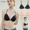 Women  Sexy French Style Bra Triangular Cup Push Up Bra Female Invisible Bras Underwear Bralette Ab Cup Girl