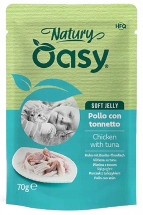 Oasy | Natury | Wet Cat Food - 70g Pouch - Chicken with Tuna 70g