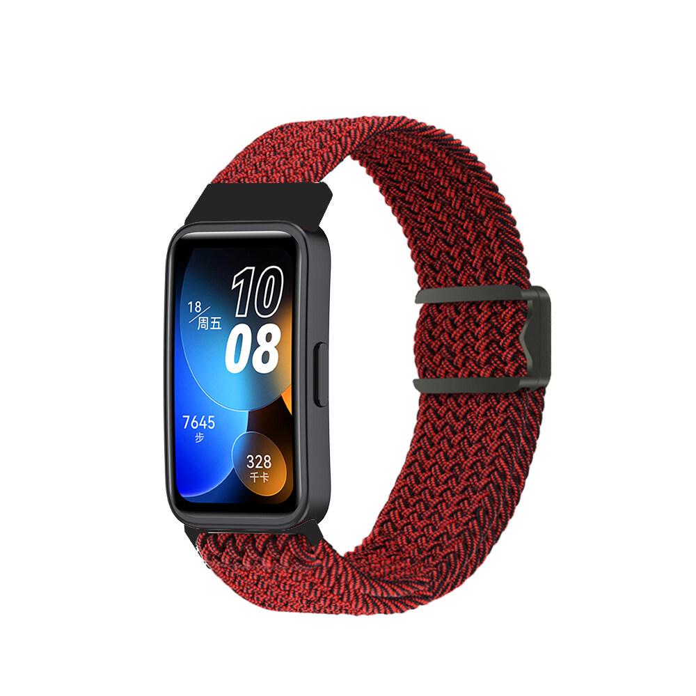 Плетеный ремешок для Huawei Band 9, регулируемый и эластичный нейлоновый ремешок для женщин и мужчин, сменный ремешок для Huawei Smart Band 8