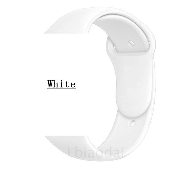Sport Band For Apple Watch Series 1 2 3 4 5 SE 6 Wrist Strap Soft Silicone for 38mm 40mm 42mm 44mm